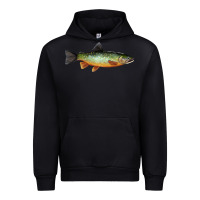 Black Greenback Cutthroat Trout Fish Urban Hoodie - RanaPortraitStore