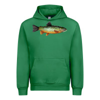 Emerald Greenback Cutthroat Trout Fish Urban Hoodie - RanaPortraitStore