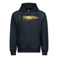 Navy Greenback Cutthroat Trout Fish Urban Hoodie - RanaPortraitStore