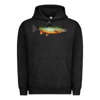 Pigment Black Greenback Cutthroat Trout Fish Urban Hoodie - RanaPortraitStore