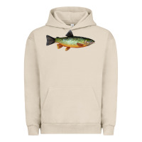 Pigment French Oak Greenback Cutthroat Trout Fish Urban Hoodie - RanaPortraitStore