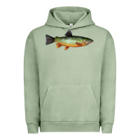 Pigment Oil Green Greenback Cutthroat Trout Fish Urban Hoodie - RanaPortraitStore