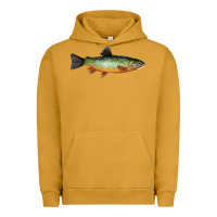Pigment Peanut Butter Greenback Cutthroat Trout Fish Urban Hoodie - RanaPortraitStore