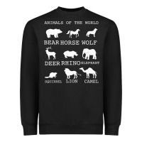 Black Animals Of The World Heavyweight Sweatshirt - Bettercallsaul