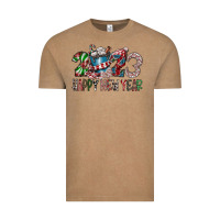 Vintage Coffee 2023 Happy New Year Vintage Tee - CowhideDigitalArt