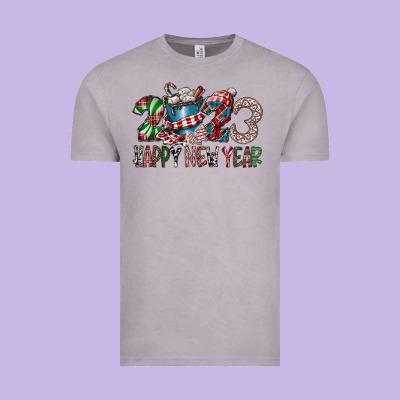 2023 Happy New Year Vintage Tee Designed By Cowhidedigitalart
