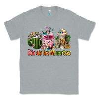 Heather Grey Mexican Día De Los Muertos Coffee Cups Classic Tee - FaDigitalArtStudio
