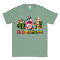 Sage Mexican Día De Los Muertos Coffee Cups Classic Tee - FaDigitalArtStudio