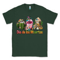 Sports Green Mexican Día De Los Muertos Coffee Cups Classic Tee - FaDigitalArtStudio