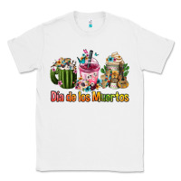 White Mexican Día De Los Muertos Coffee Cups Classic Tee - FaDigitalArtStudio