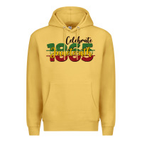 Antique Gold celebrate juneteenth1865 Premium Hoodie - BarkalooDesign