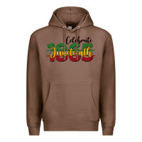 Chestnut celebrate juneteenth1865 Premium Hoodie - BarkalooDesign