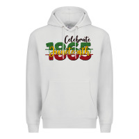 Dove Grey celebrate juneteenth1865 Premium Hoodie - BarkalooDesign