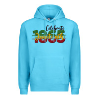Ocean Blue celebrate juneteenth1865 Premium Hoodie - BarkalooDesign