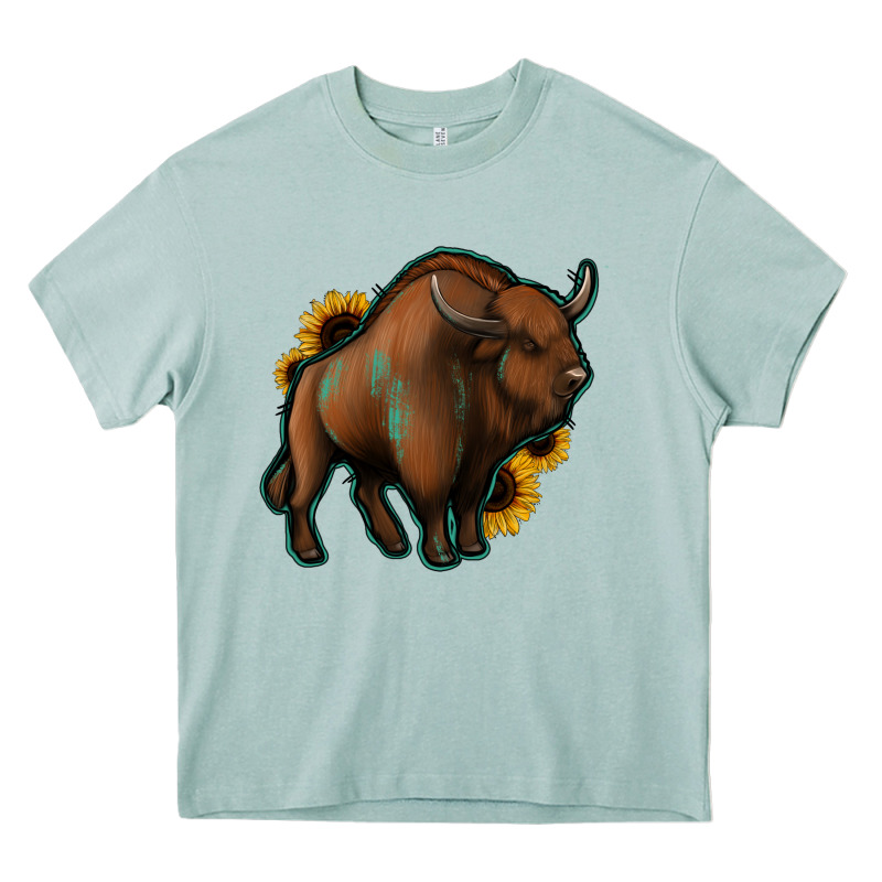 Western  Bison Heavy Core Tee by Jasminsmagicworld | Teevron
