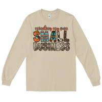 Mushroom minding my own small business Long Sleeve Tee - RacoonDesign