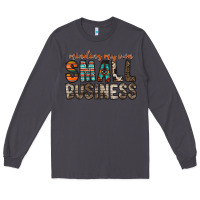 Smoke minding my own small business Long Sleeve Tee - RacoonDesign
