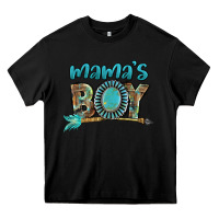 Black Mama's boy Mother's Day Heavy Core Tee - FaDigitalArtStudio
