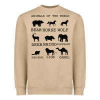 Mushroom Anımals Of The World Heavyweight Sweatshirt - Bettercallsaul