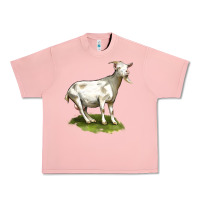 Salmon cashmere goat Urban Heavy Tee - LillyAllenDesigns