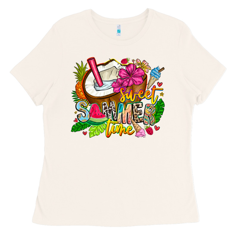 Summer Time Ladies Tee by CowhideDigitalArt | Teevron