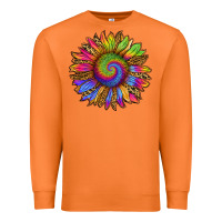 Carrot tie dye sunflower Premium Sweatshirt - RanaPortraitStore