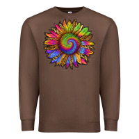 Chestnut tie dye sunflower Premium Sweatshirt - RanaPortraitStore