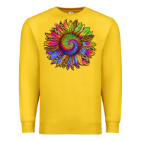Lemon tie dye sunflower Premium Sweatshirt - RanaPortraitStore