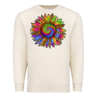 Sandshell tie dye sunflower Premium Sweatshirt - RanaPortraitStore