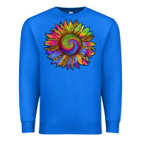 True Royal tie dye sunflower Premium Sweatshirt - RanaPortraitStore