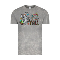 Cloud Rock Happy Easter Y'all Vintage Tee - CowhideDigitalArt