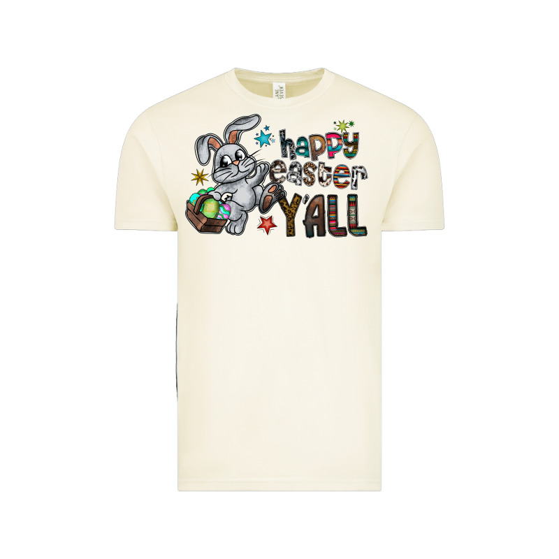 Happy Easter Y'all Vintage Tee by CowhideDigitalArt | Teevron