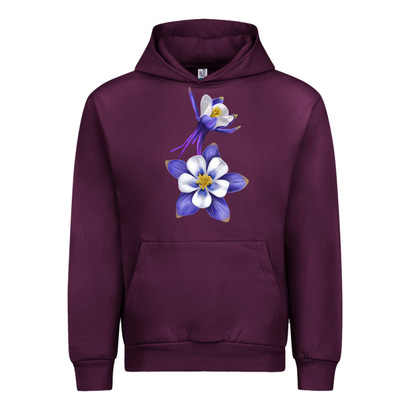 Colorado Rocky Mountain Columbine Flower Urban Hoodie by RanaPortraitStore | Teevron