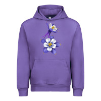 Tulip Colorado Rocky Mountain Columbine Flower Urban Hoodie - RanaPortraitStore