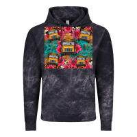 Cloud Black school bus leopard cowhide Vintage Hoodie - Artiststas