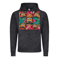Vintage Black school bus leopard cowhide Vintage Hoodie - Artiststas