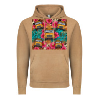Vintage Camel school bus leopard cowhide Vintage Hoodie - Artiststas