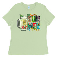 Matcha sweet summer time Ladies Tee - CowhideDigitalArt