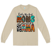 Mushroom only the best moms get promoted to nana Long Sleeve Tee - RacoonDesign