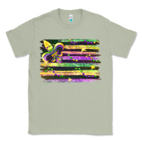 Matcha mardi gras flag Classic Tee - FaDigitalArtStudio