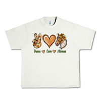 Pistachio Peace Love Horses Urban Heavy Tee - Jasminsmagicworld