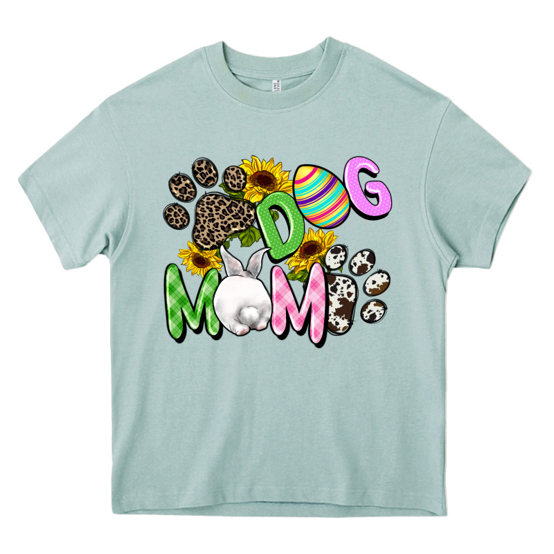Dog Mom Easter Mother's Day Heavy Core Tee by FaDigitalArtStudio | Teevron