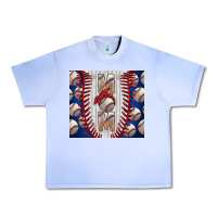 Grape Ice Baseball Mom Urban Heavy Tee - CowhideDigitalArt