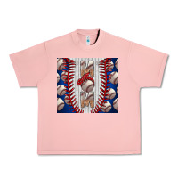Salmon Baseball Mom Urban Heavy Tee - CowhideDigitalArt