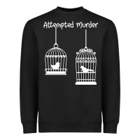 Black Attempted Murder Heavyweight Sweatshirt - Bettercallsaul