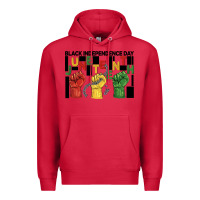 Cardinal black independence day juneteenth Premium Hoodie - BarkalooDesign