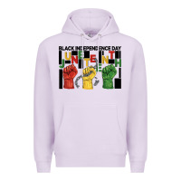 Lilac black independence day juneteenth Premium Hoodie - BarkalooDesign