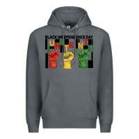 Rock black independence day juneteenth Premium Hoodie - BarkalooDesign
