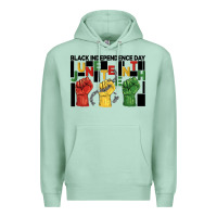 Seafoam black independence day juneteenth Premium Hoodie - BarkalooDesign