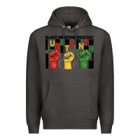 Smoke black independence day juneteenth Premium Hoodie - BarkalooDesign